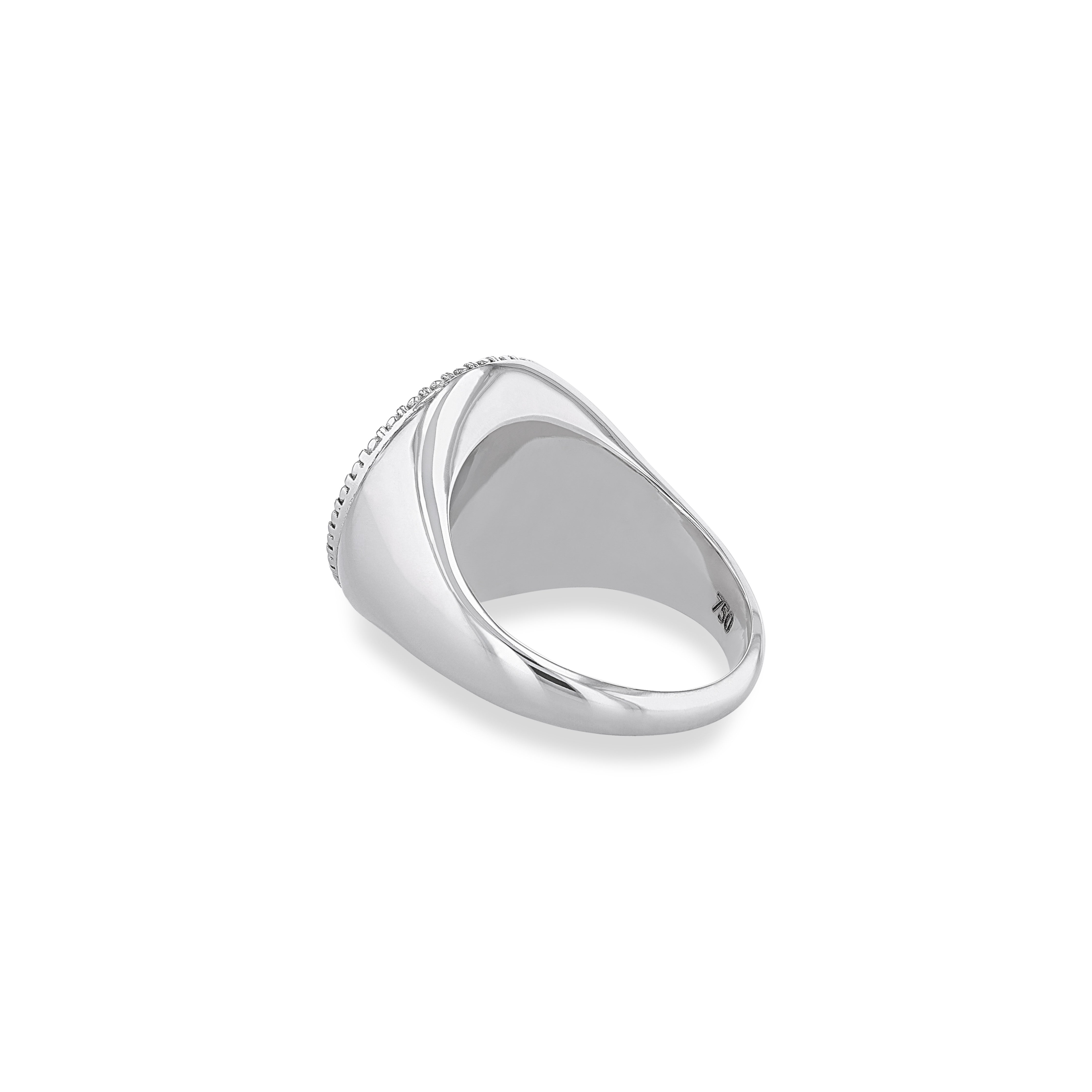 Bague Étoile d'Ishtar en Or Blanc 