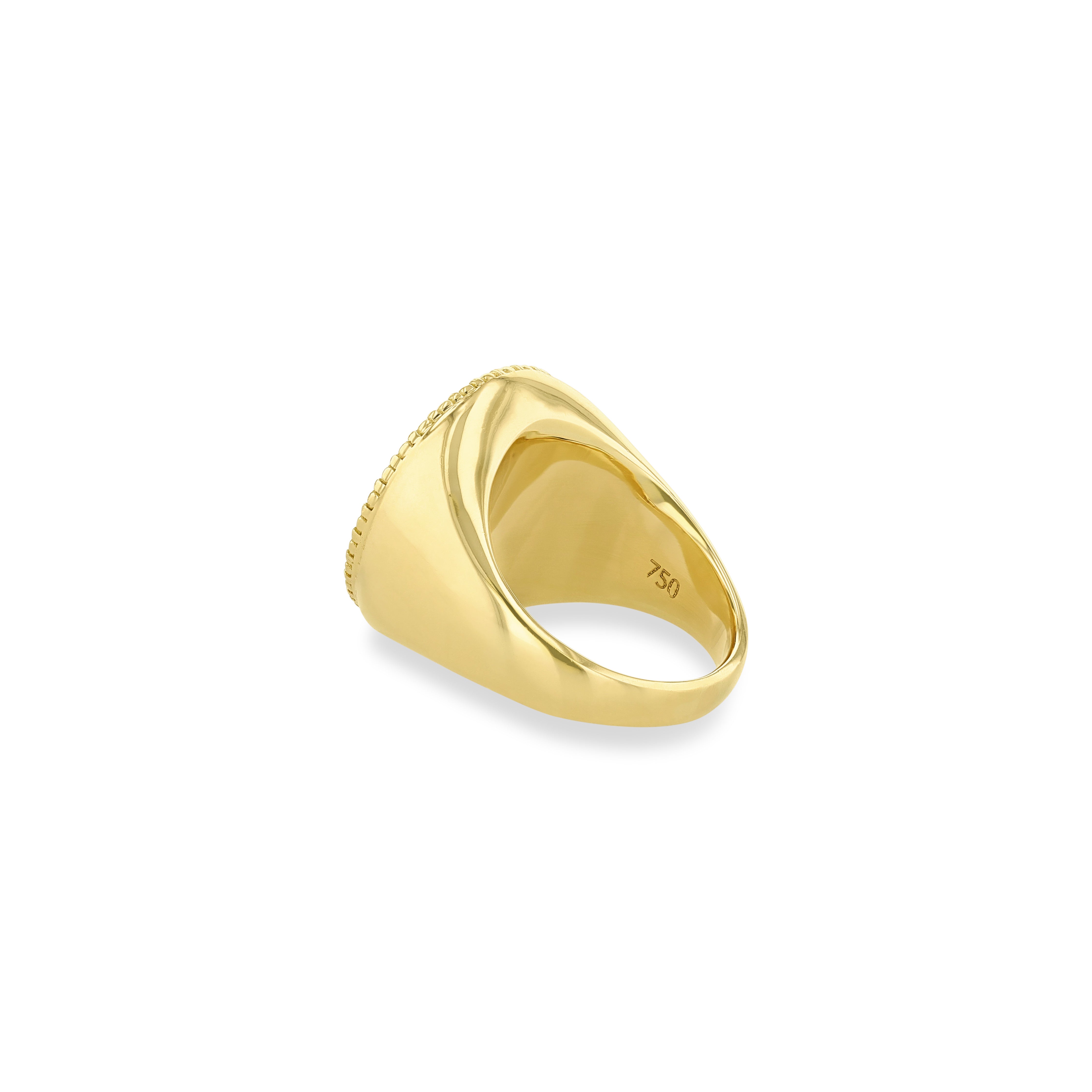 Bague Étoile d'Ishtar en Or Jaune 